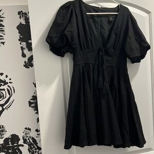House of Harlow Revolve 1960’s Black Mini Dress